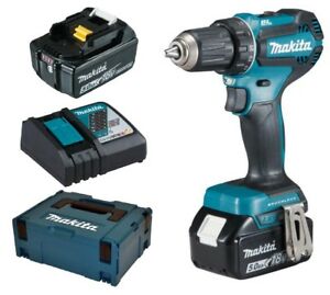 Akku-Bohrschrauber Makita DDF 485 RTJ 18 Volt / 2 Akku 5.0Ah Li-Ion