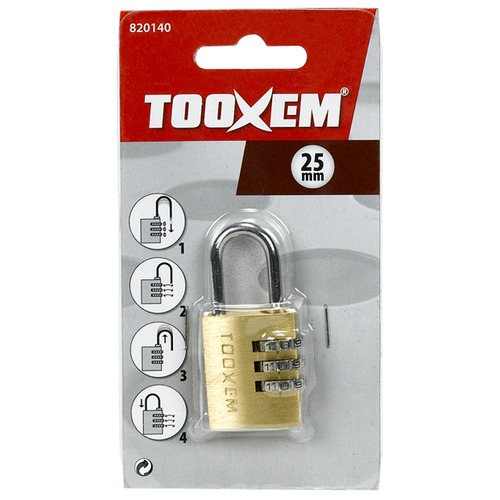 Zahlen-Hangschloss Tooxem 25mm Nr. 82014
