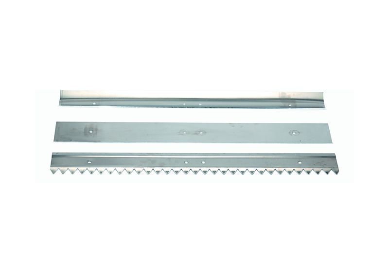 Ersatzblätter flach zu Teerkrücke Aluminium 750 x 100 x 2,5 mm