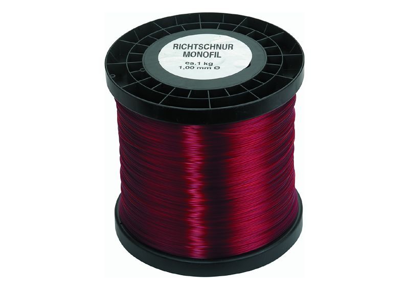 .RICHTSCHNUR MONOFIL ROT DIA 1.00 MM