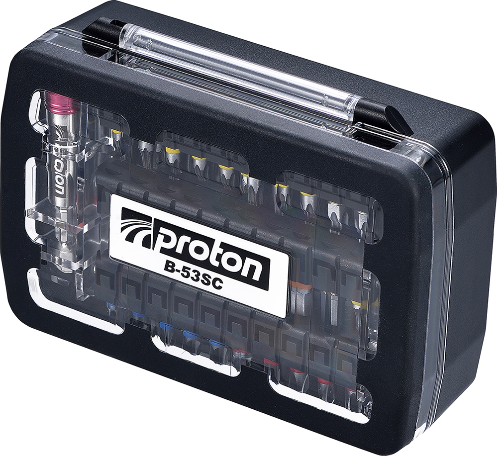 PROTON B-53SC Bit-Set 1/4" 53-tlg mit Langbit