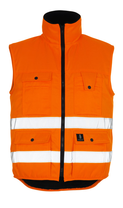 Sölden Weste EN 471-Kl 2 mit Reflexen Orange Gr.L