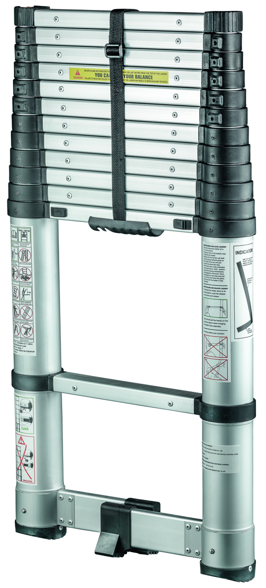 Teleskop-Leiter 13-Sprossen 90-374cm ERSETZT DURCH 215490