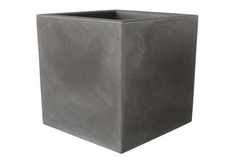 Pflanztopf Schio Cubo grigio fumo Aussenmass cm: 50X50, Höhe cm: 50