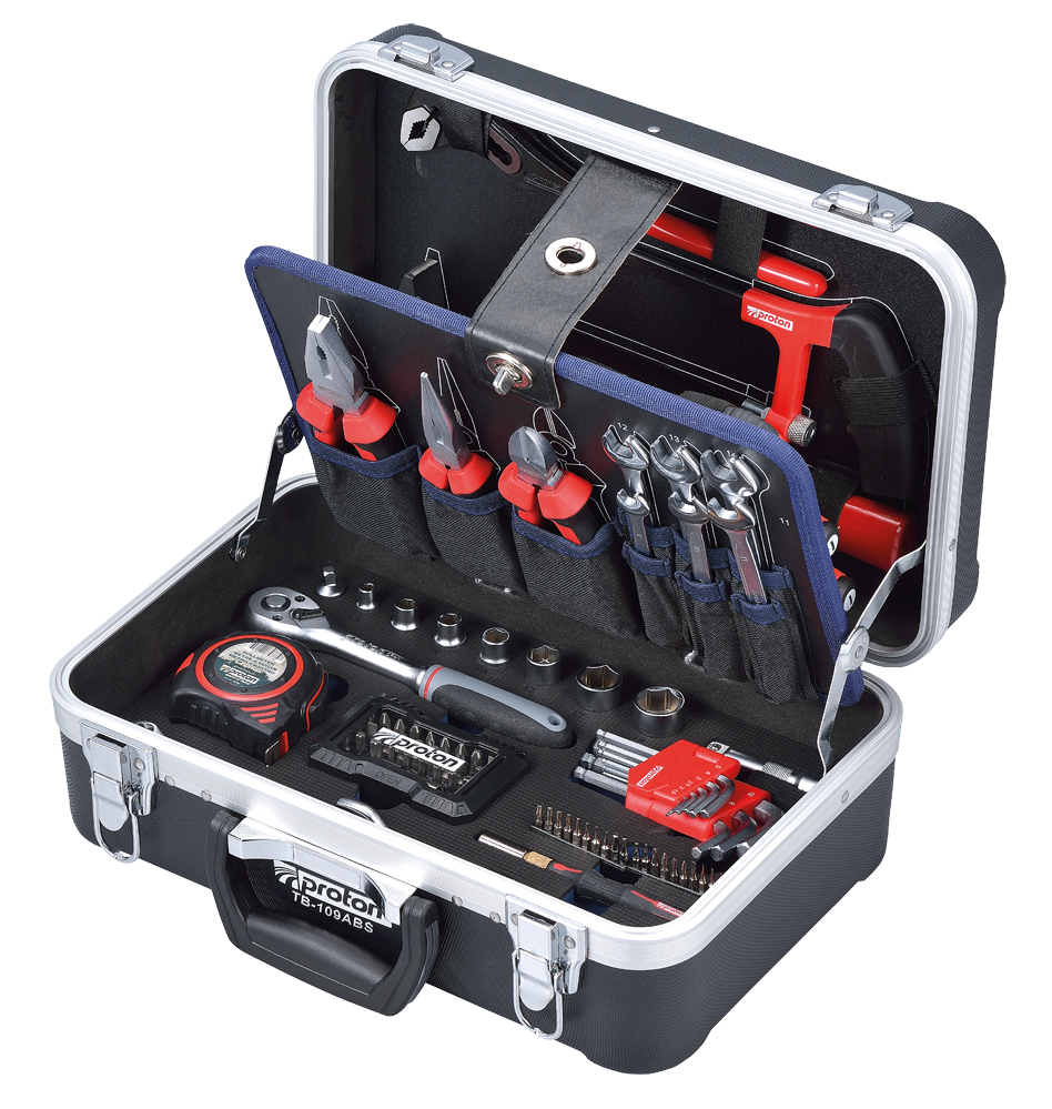 Werkzeugkoffer PROTON TB-109ABS-mini 3/8 109 tlg.     AKTION