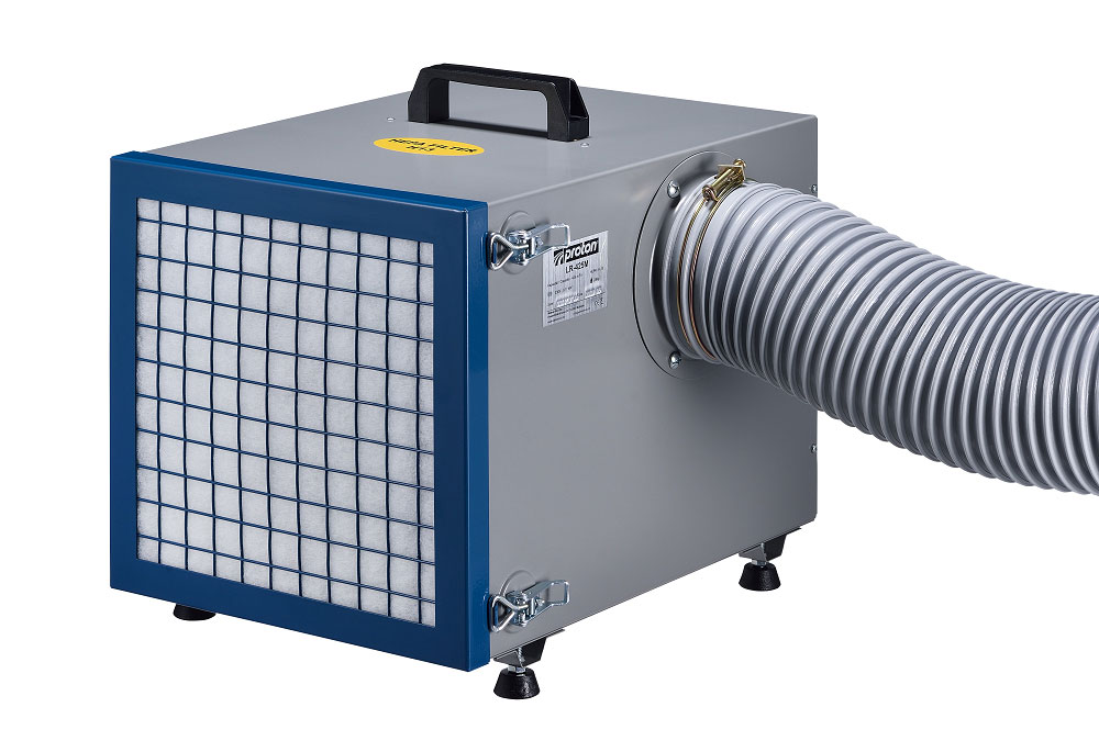 Luftreiniger PROTON LR-425M mit HEPA-Filter H-13, inkl. 5m Schlauch