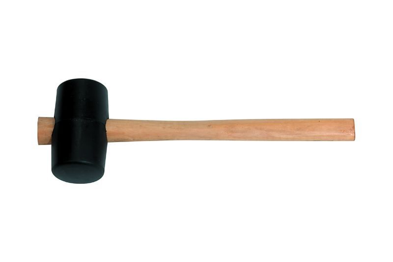 GUMMIHAMMER  55 X 90 MM   MIT STIEL