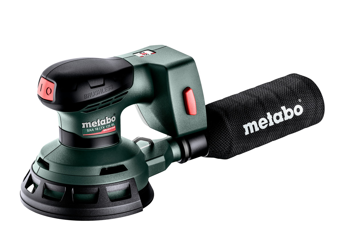 Akku-Excenterschleifer SXA 18 LTX 125 BL METABO  Solo + METALOC