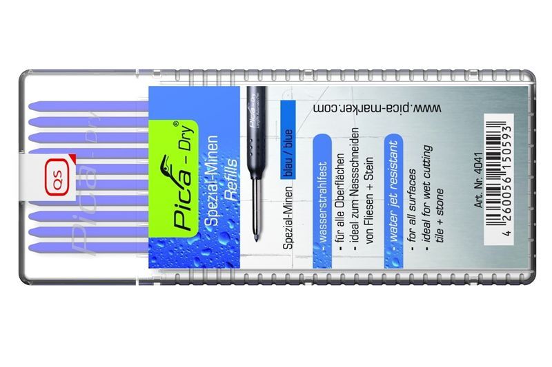 Ersatzminen zu Tieflochmarker Pica-Dry Farbe: blau, Couleur: bleu