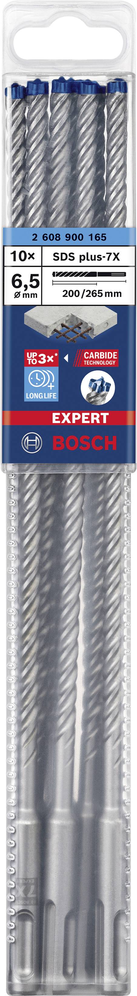 SDS-PLUS 7X BOHRER  6.5x200x265 -10 Stk BOSCH EXPERT