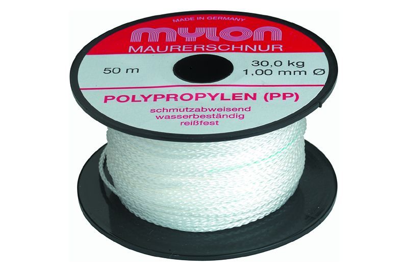 SENKELSCHNUERE 1MM WEISS 20 M