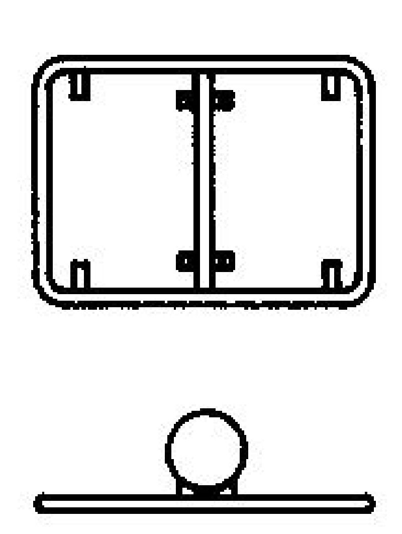 .SIGNALTAFELRAHMEN 50/35 CM, QUER
