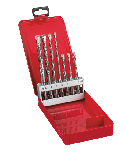 MILWAUKEE HAMMERBOHRERKASSETTE SDS+ (7TLG.) MS2