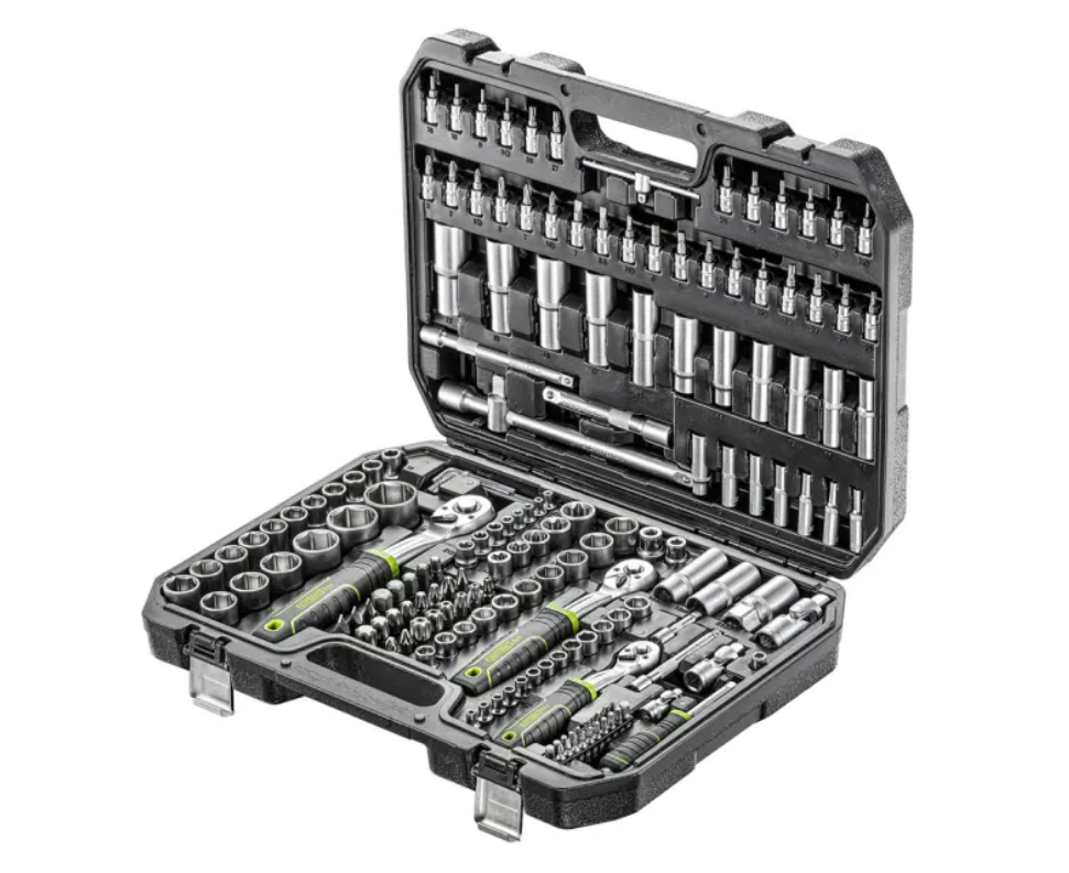 FORTEC ECO Steckschlüssel-Satz 171-tlg. 1/4" + 38" + 1/2"       AKTION