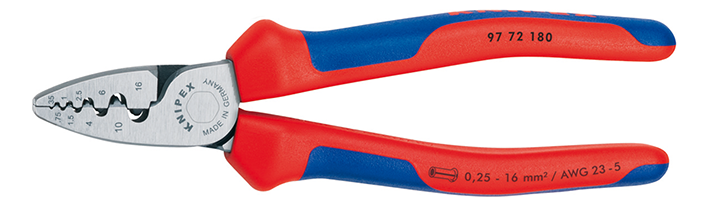 ADERENDHÜLSENZANGE KNIPEX 9772-180MM ERSETZT DURCH 1058759