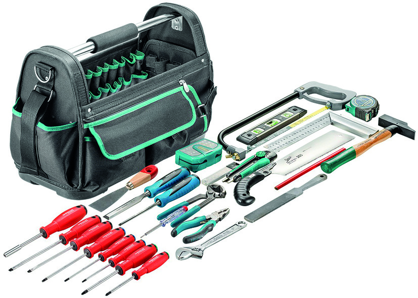 Werkzeugtasche "Technocraft " PRO ROBUST 66 Tlg Werkzeug-Satz