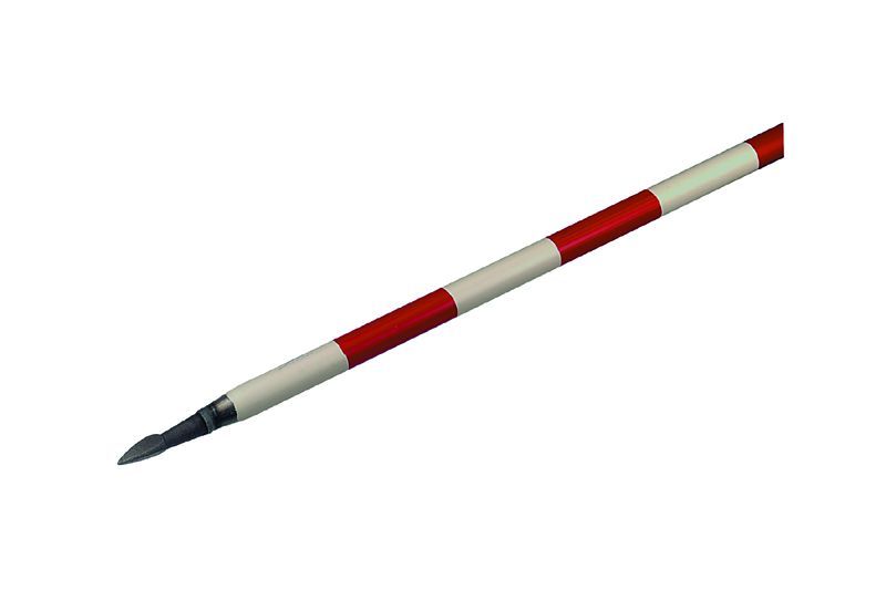 JALONS STAHL, 2M / 50CM-TEILUNG