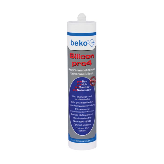 Beko PRO4 Silikon Universal Lichtgrau 310 ml