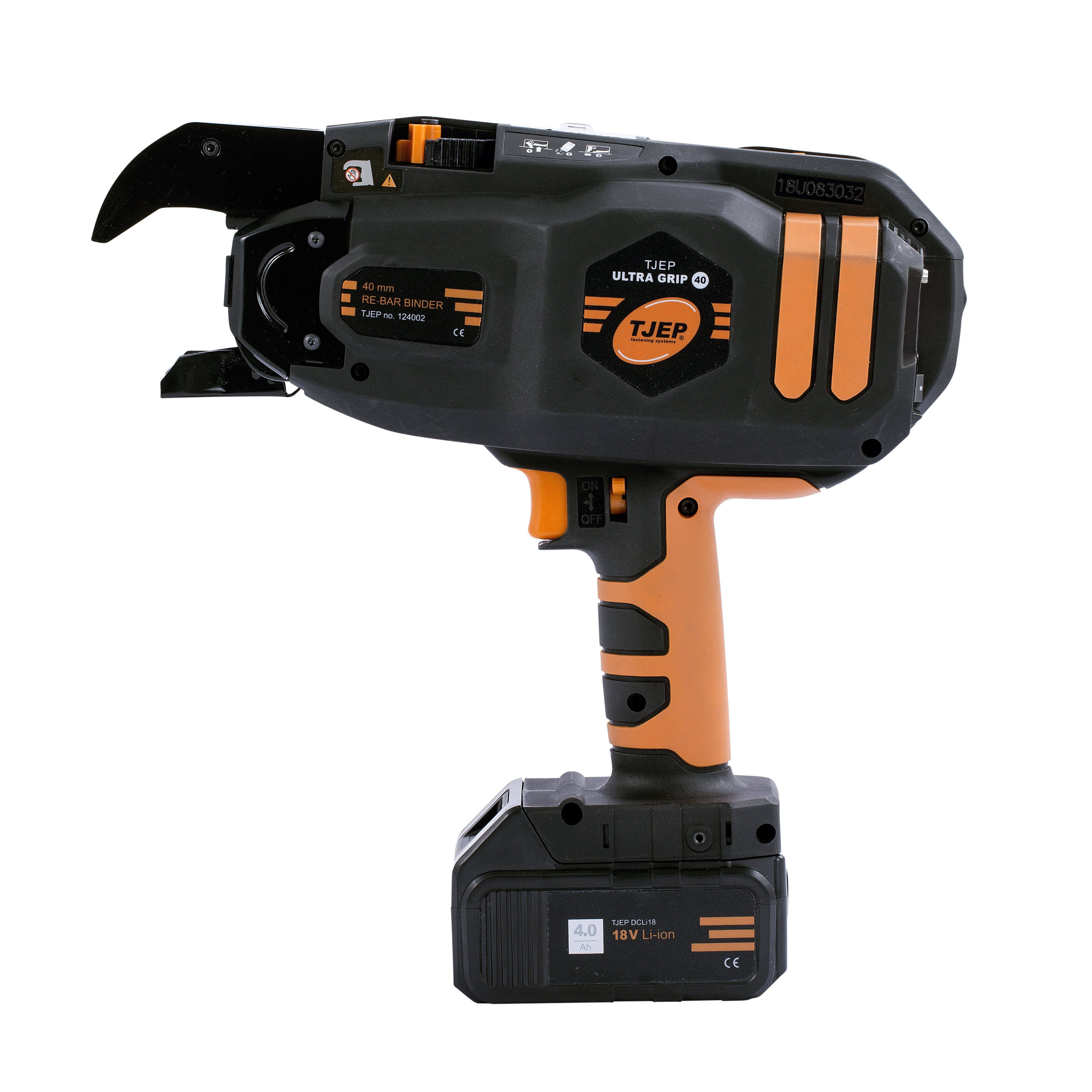 TJEP ULTRA GRIP 40 Bindemaschine mit Dra inkl. Koffer 2 Akkus 18V/4.0Ah