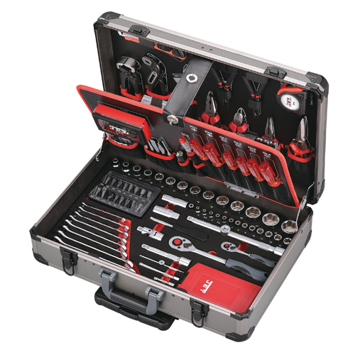 Werkzeugkoffer Alu JET Y-147B-EXE 147-tlg., mit Trolley