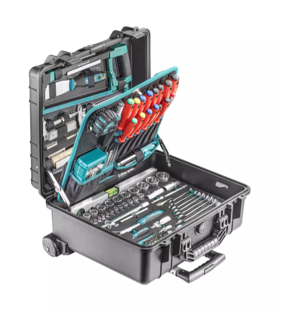 TECHNOCRAFT TROLLEY 213-Werkzeugkoffer 213-tlg, IP 65
