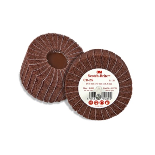 Bürste mit Schaft CB-ZS, K120 100x45mm, Bürste CB-ZS 100x45mm K120