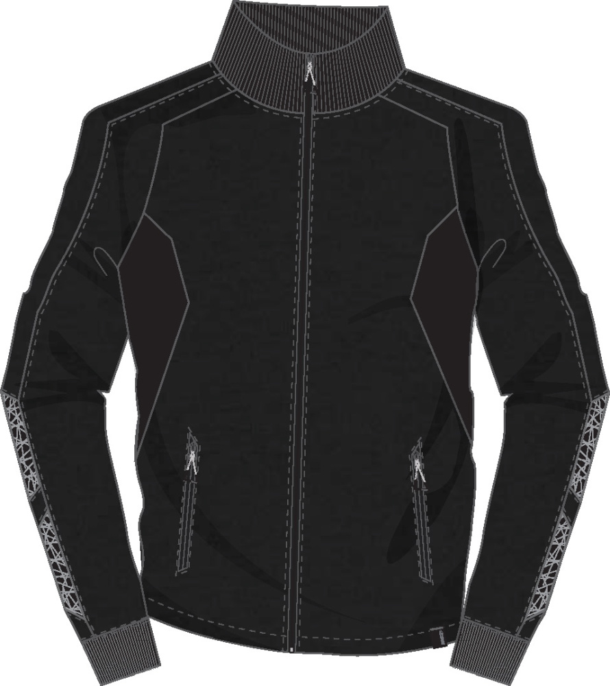 Sweatshirt mit Reißverschluss,modern Fit Gr. L  18484-962-1809