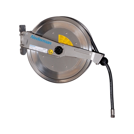 Nederman Schlauchaufroller,Serie 888/889 mit offener Schlauchtrommel in Kunststof