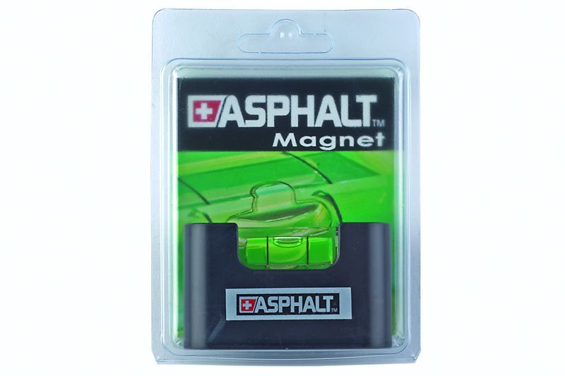 Taschen-Wasserwaage ASPHALT Abmessung mm: 70x40x20