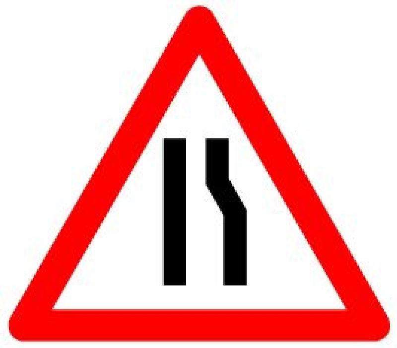 SIGNAL SCOTCHL.  EG  VERENGUNG RECHTS 60