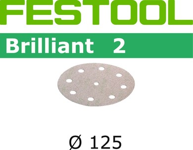 Schleifscheiben Festo 125mm/8 / K100 Brillant / Pack à 100 Stk.