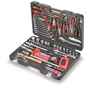 Steckschlüssel-Satz 105 Tlg. 1/2" & 1/4" JET-X-5105