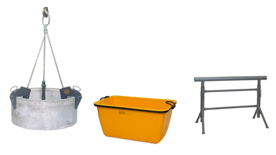 Kachelbild Baueinrichtungen,  Baubedarf