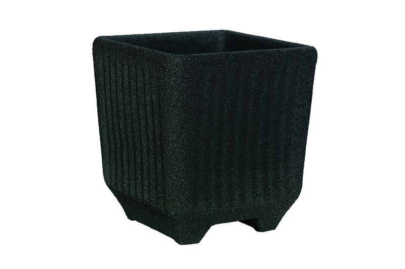 Pflanztopf Tuliki anthrazit Aussenmass cm: 37X37, Höhe cm: 41