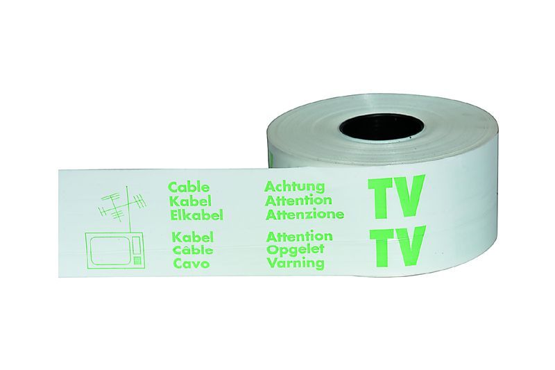 .WARNBAENDER 250 METER "TV - KABEL"