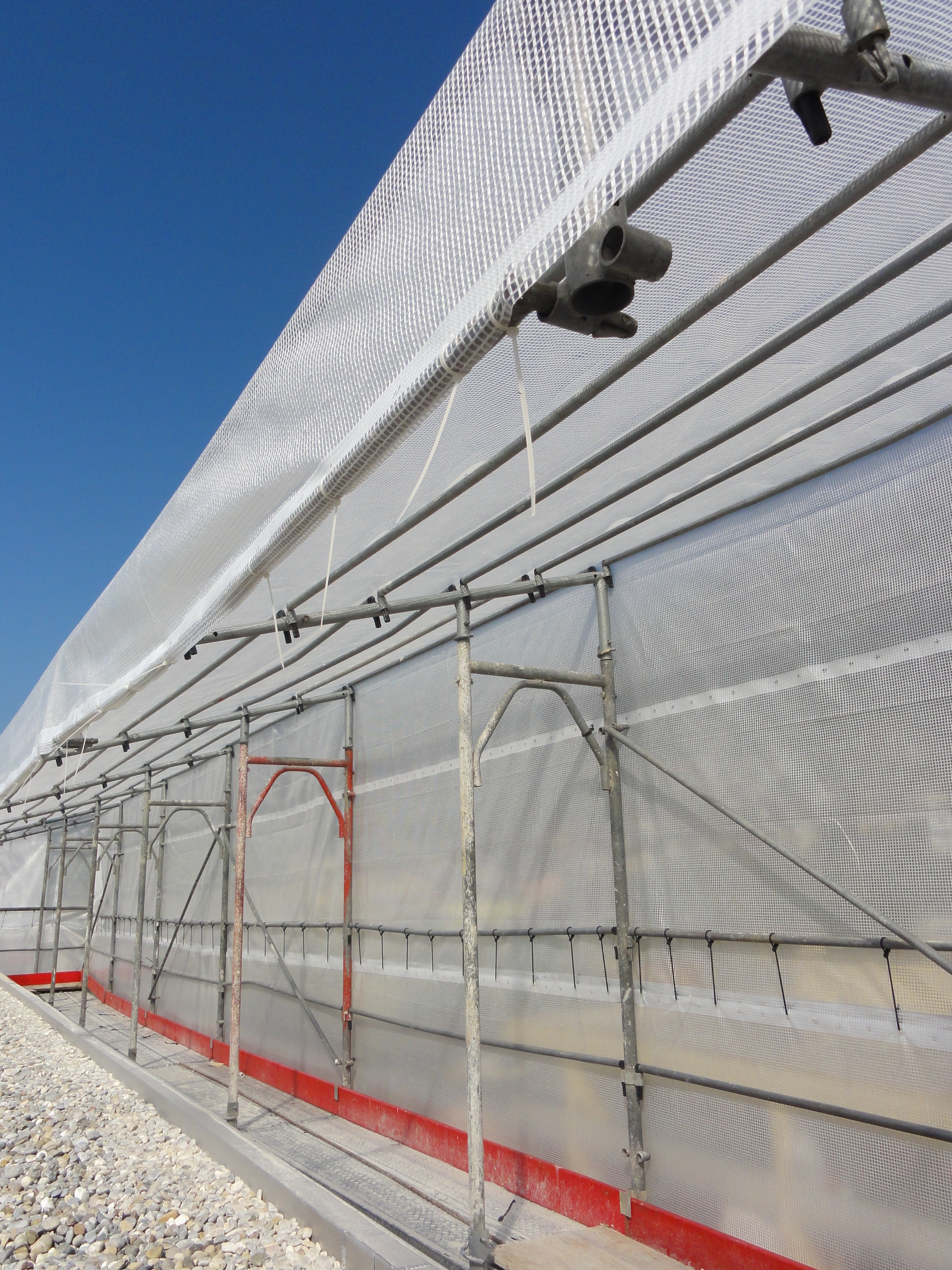 Gerüstplane 4.10x20m 200g/m2 Transparent Forteplane 82m2 pro Stück