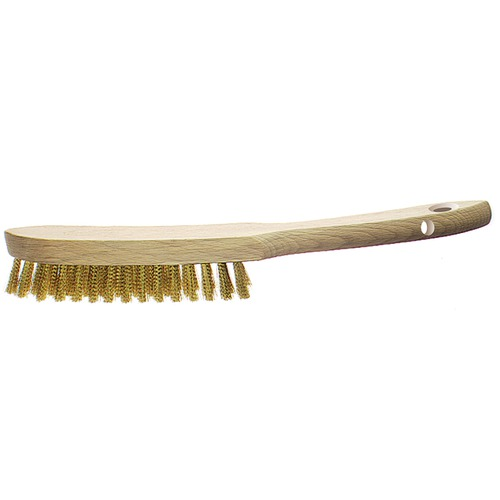 Messingdrahtbürste mit Stiel 5-reihig ge Zeintra 455 Messingdrahtbürste 455