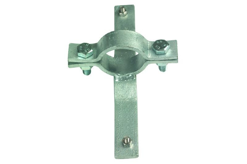 Signaltafelhalter (Rohrschelle) für Rohr Ø: 1.5, für Signale cm: 24/8; 3