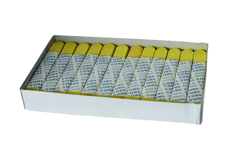 Kreide LYRA gelb Durchmesser mm: 12, Länge mm: 90