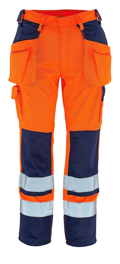 Almas Arbeitshose MASCOT Orange/marine EN 471 Gr.82C52