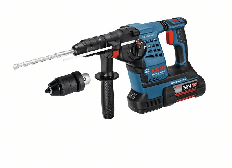 AKKU-BOHRHAMMER BOSCH GBH 36 VF-LI L-Boxx / 2 AKKU 6.0Ah