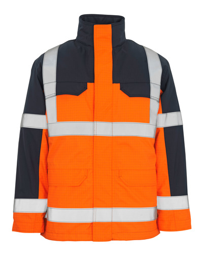 LUNGERN Pilotjacke MASCOT EN 471 Kl 3 orange/marine Gr. S
