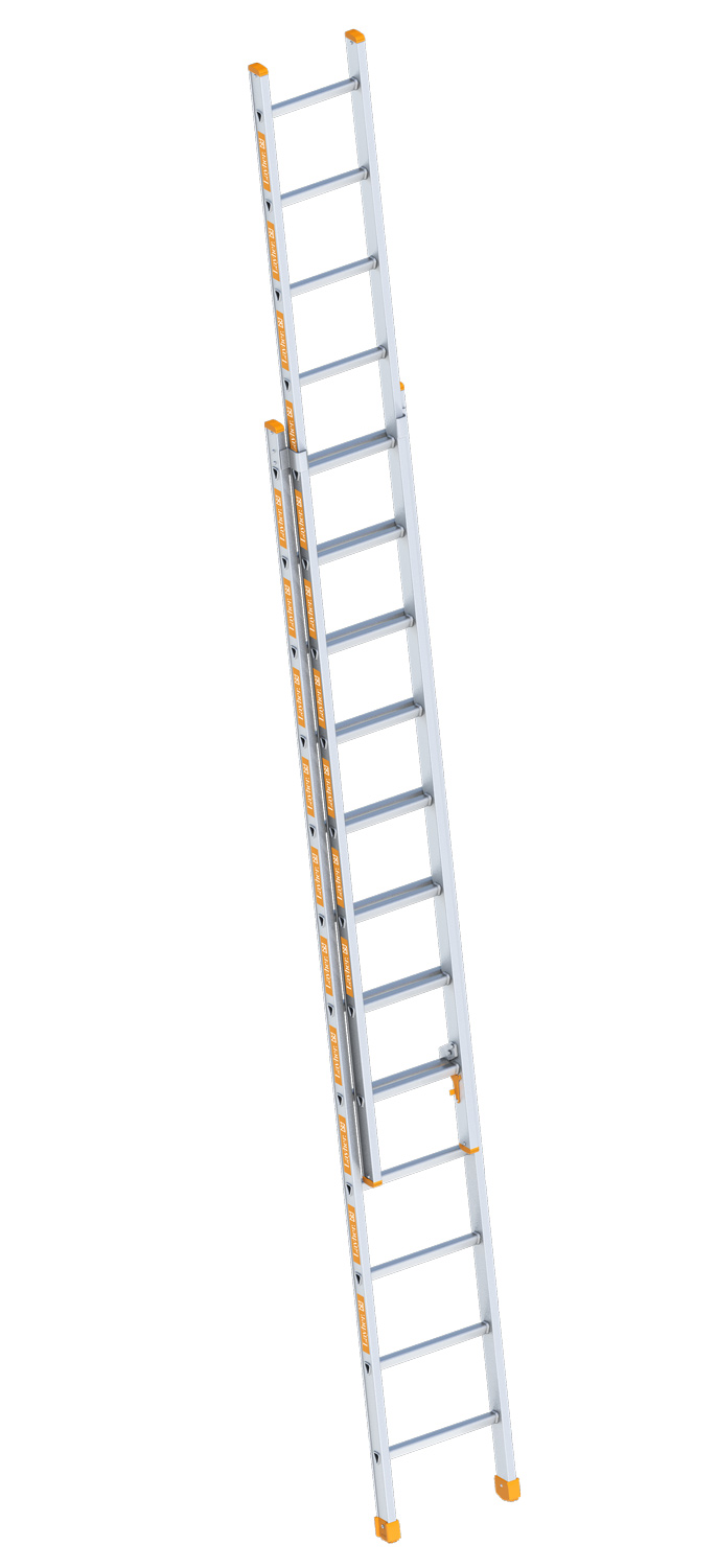 Schiebeleiter  LAYHER 1035 2x10 Sprossen, 5.30m
