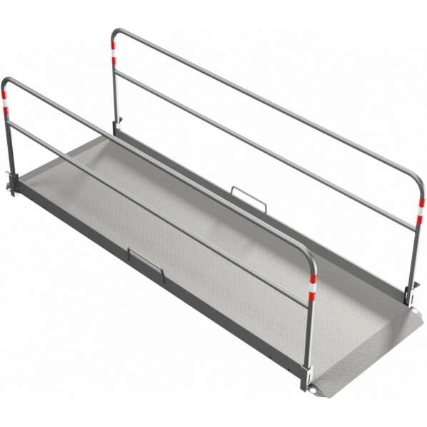 Alu-Grabenbrücke 3,30m lang, 1,00m Tragfähigkeit: min. 200 kg